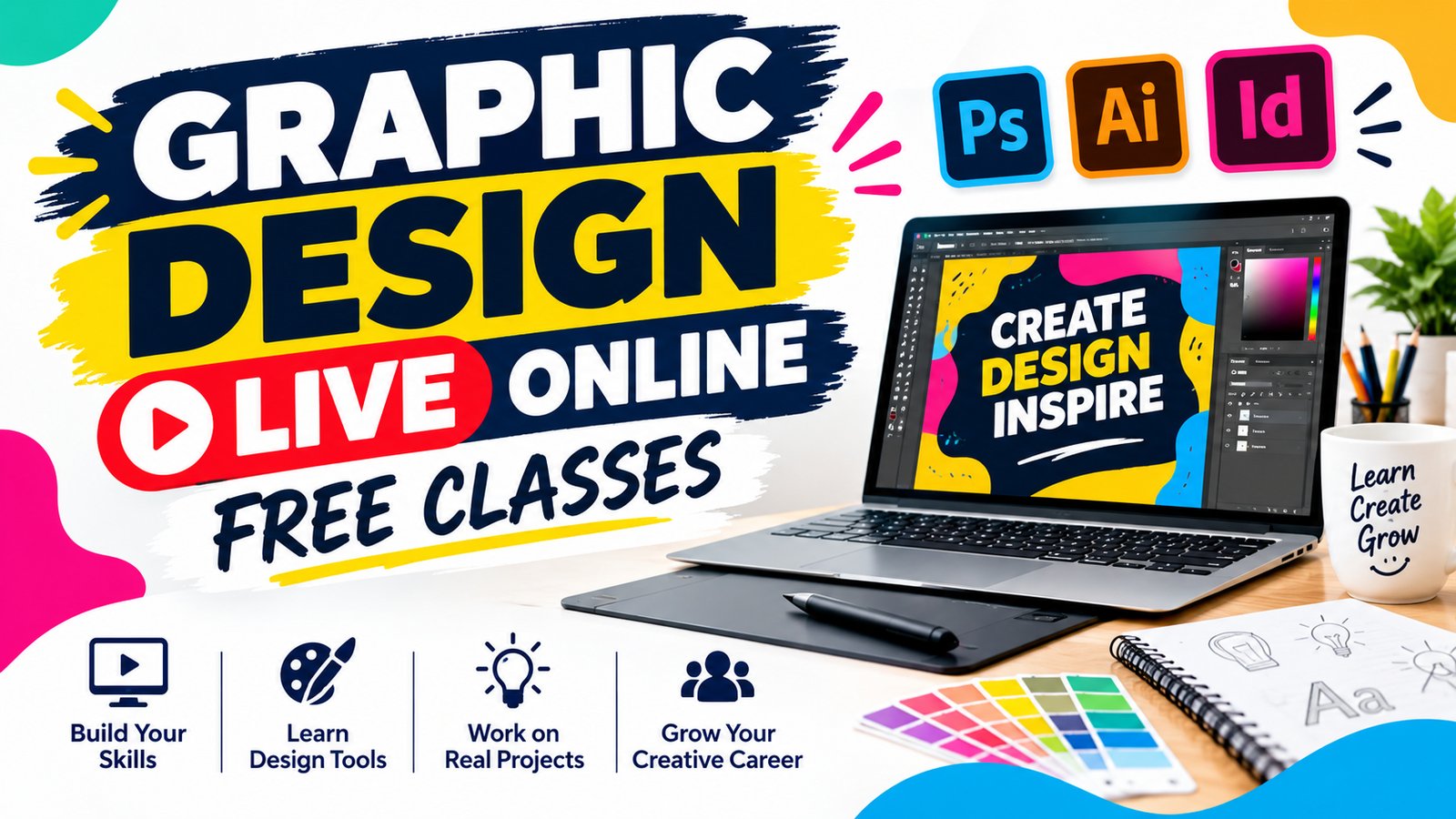 Graphic Design Full Course 2026 | Learn Graphic Design from Beginner to Advanced By Lets Uncover